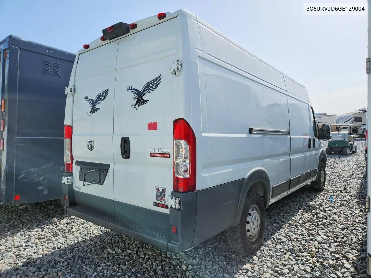 2016 Ram Promaster 3500 Delivery Van VIN: 3C6URVJD6GE129004 Lot: 59913336