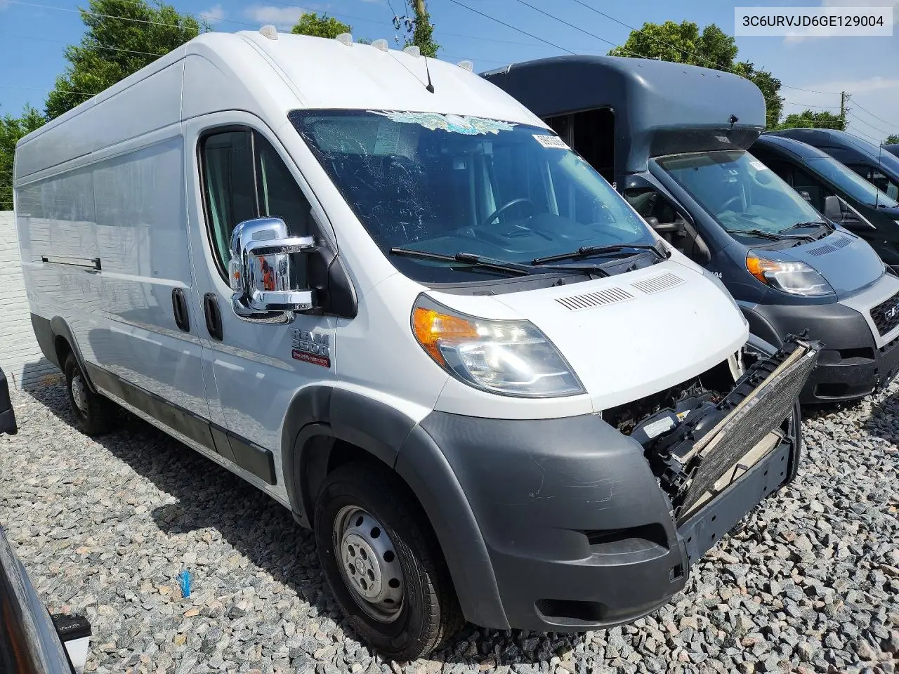 2016 Ram Promaster 3500 Delivery Van VIN: 3C6URVJD6GE129004 Lot: 59913336