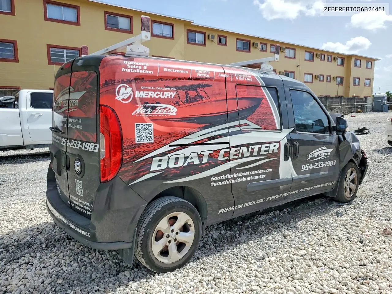 2016 Ram Promaster City Slt VIN: ZFBERFBT0G6B24451 Lot: 60383166