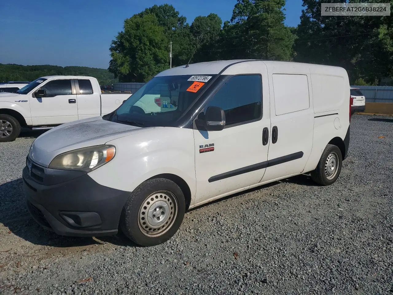 2016 Ram Promaster City VIN: ZFBERFAT2G6B38224 Lot: 60972796