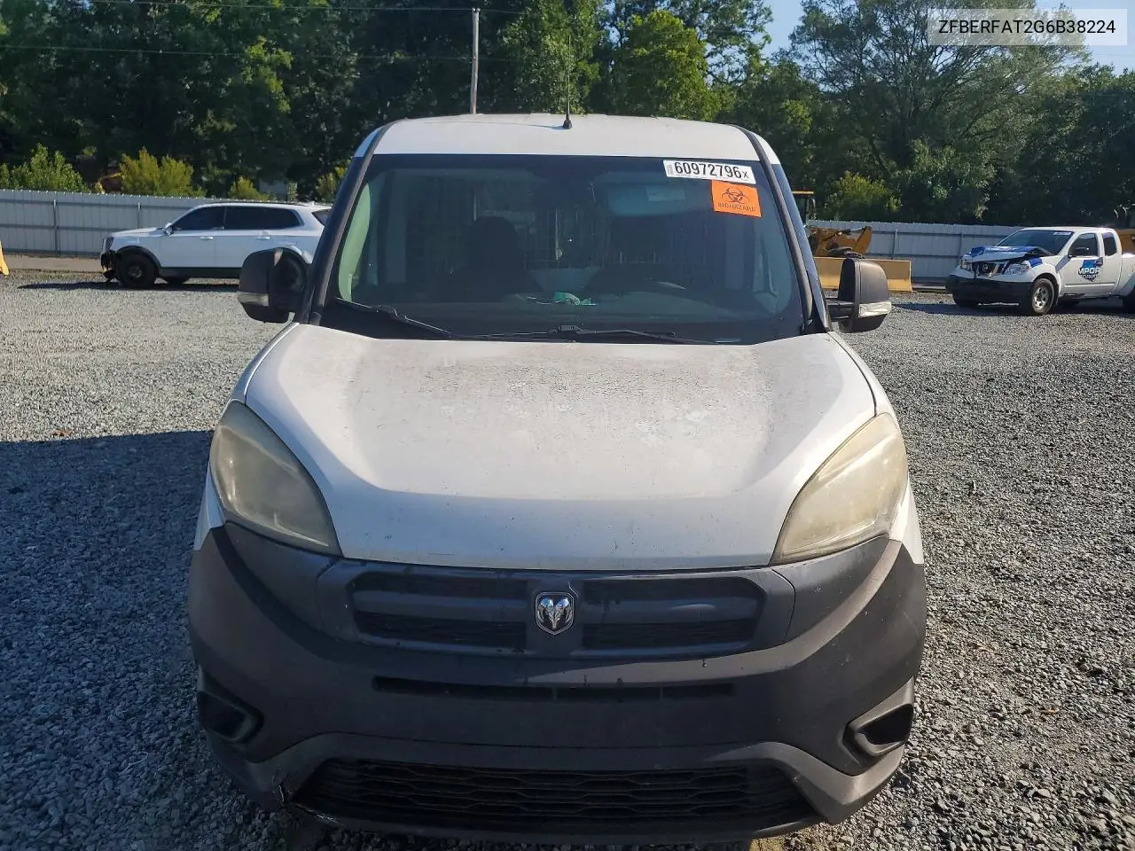 2016 Ram Promaster City VIN: ZFBERFAT2G6B38224 Lot: 60972796