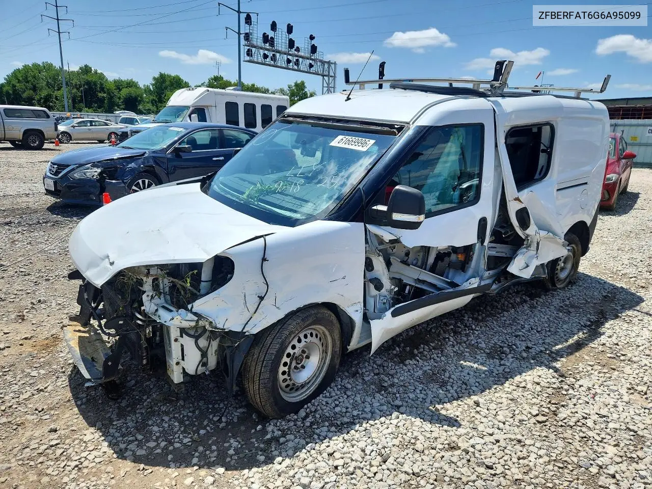 2016 Ram Promaster City VIN: ZFBERFAT6G6A95099 Lot: 61669996