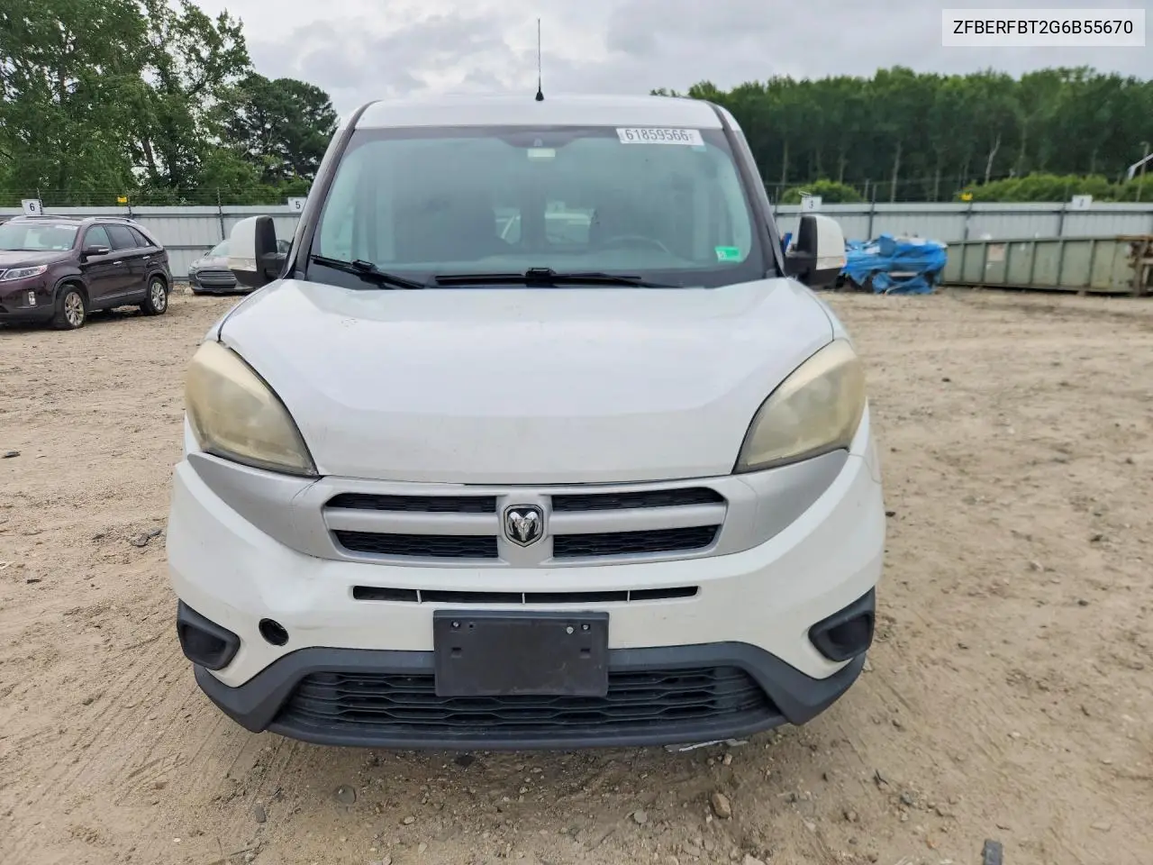2016 Ram Promaster City Slt VIN: ZFBERFBT2G6B55670 Lot: 61859566
