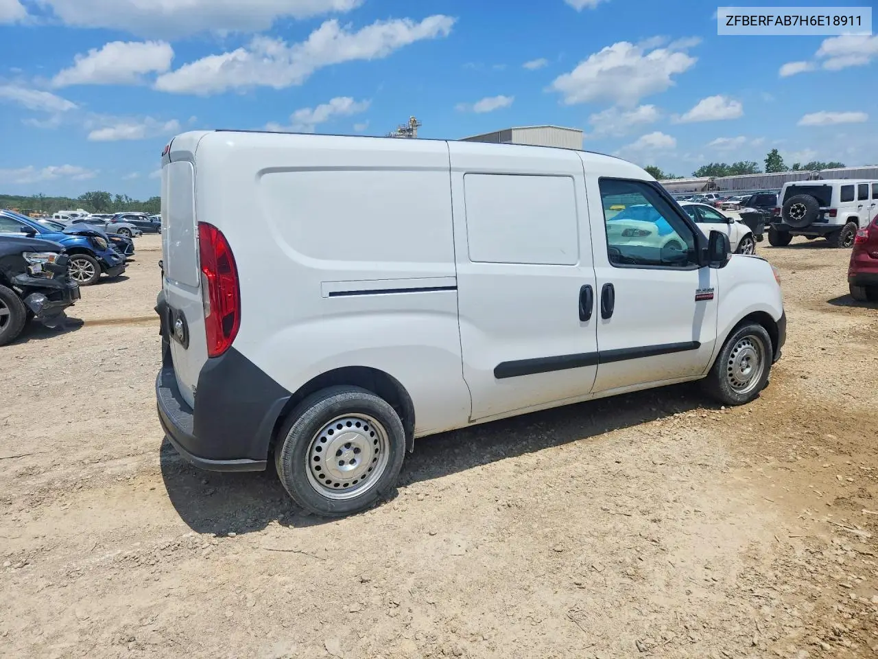 2017 Ram Promaster City VIN: ZFBERFAB7H6E18911 Lot: 56596576