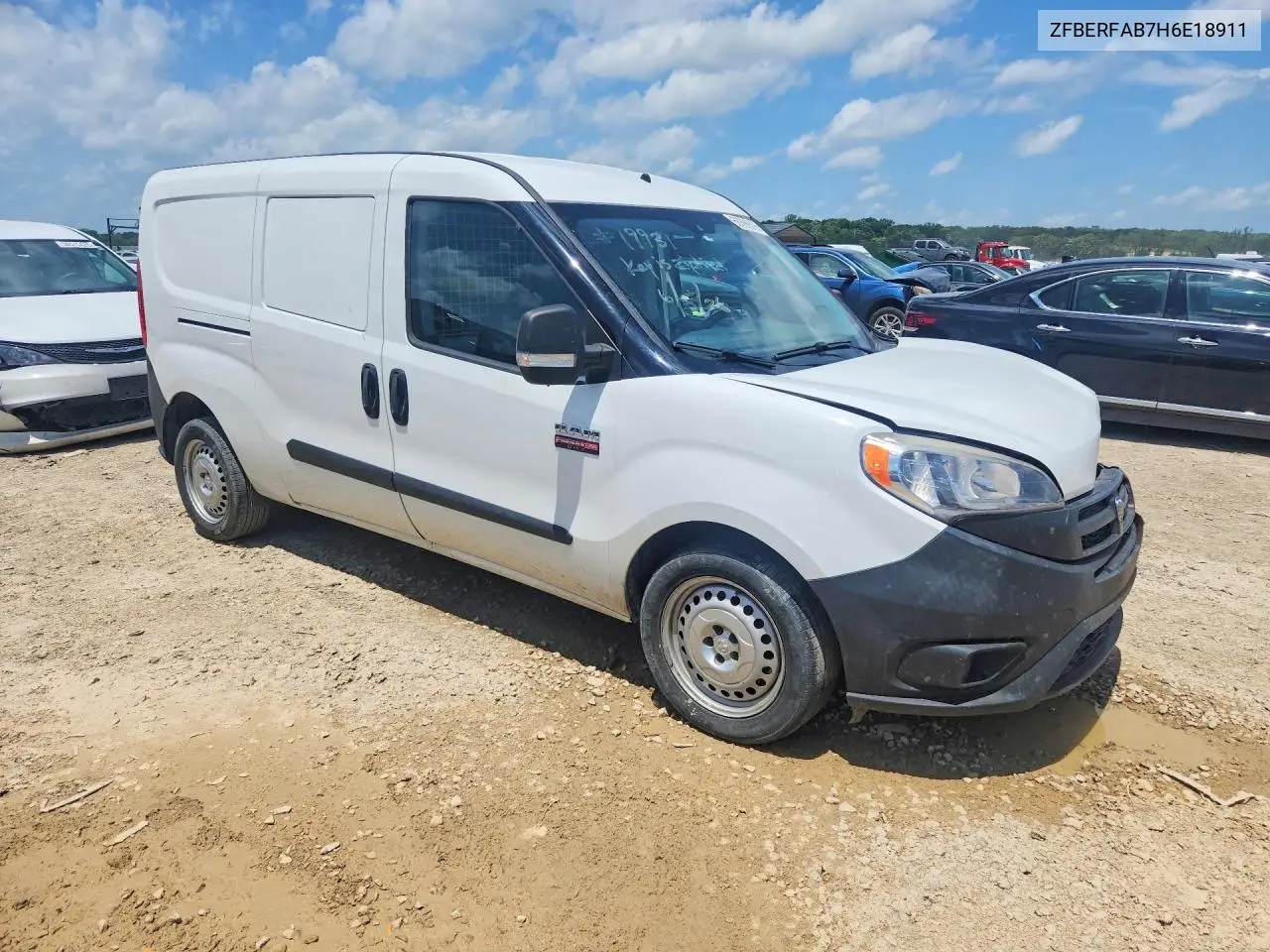 2017 Ram Promaster City VIN: ZFBERFAB7H6E18911 Lot: 56596576