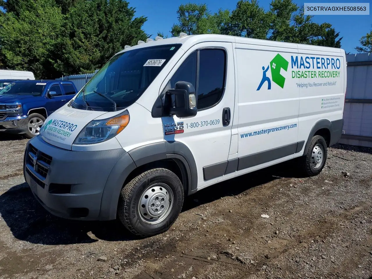 2017 Ram Promaster 1500 1500 Standard VIN: 3C6TRVAGXHE508563 Lot: 58536076