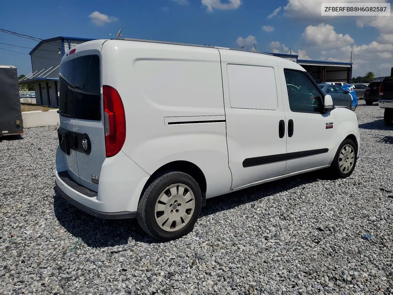 2017 Ram Promaster City Slt VIN: ZFBERFBB8H6G82587 Lot: 58923516
