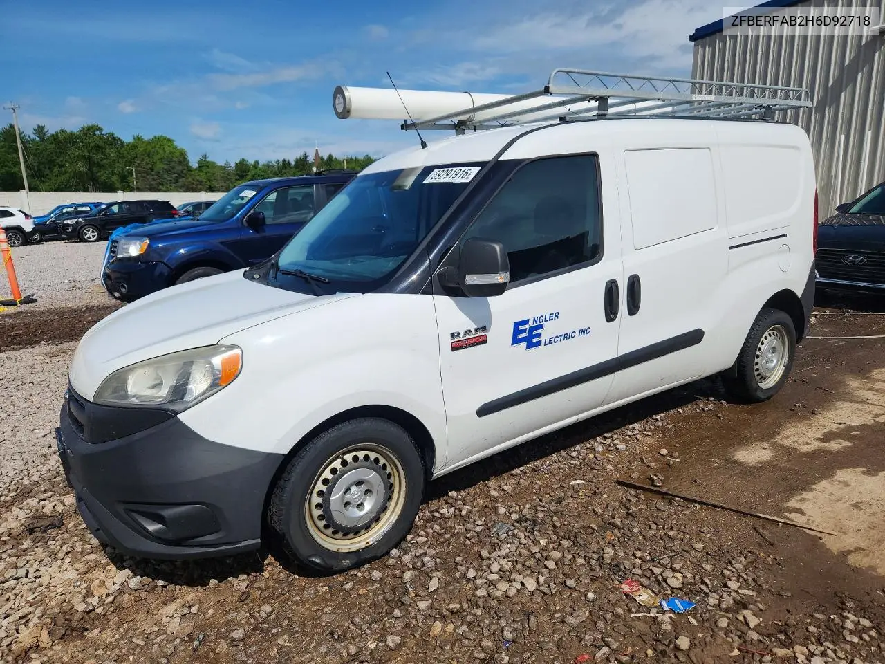 2017 Ram Promaster City St VIN: ZFBERFAB2H6D92718 Lot: 59291916