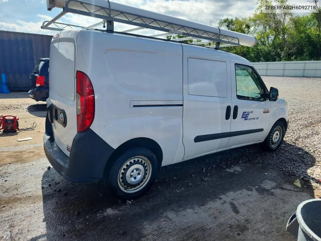 2017 Ram Promaster City St VIN: ZFBERFAB2H6D92718 Lot: 59291916