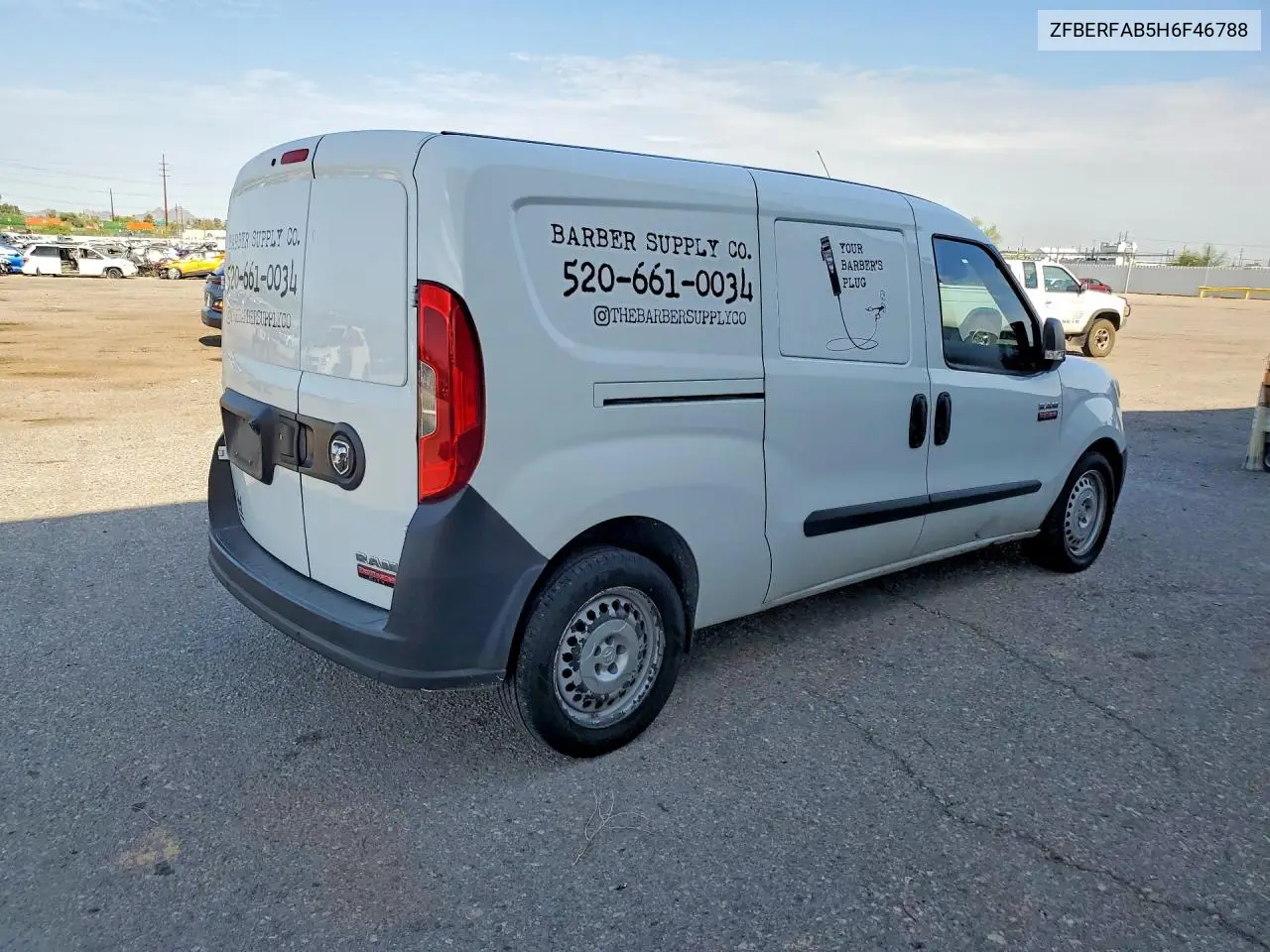 2017 Ram Promaster City VIN: ZFBERFAB5H6F46788 Lot: 60164266