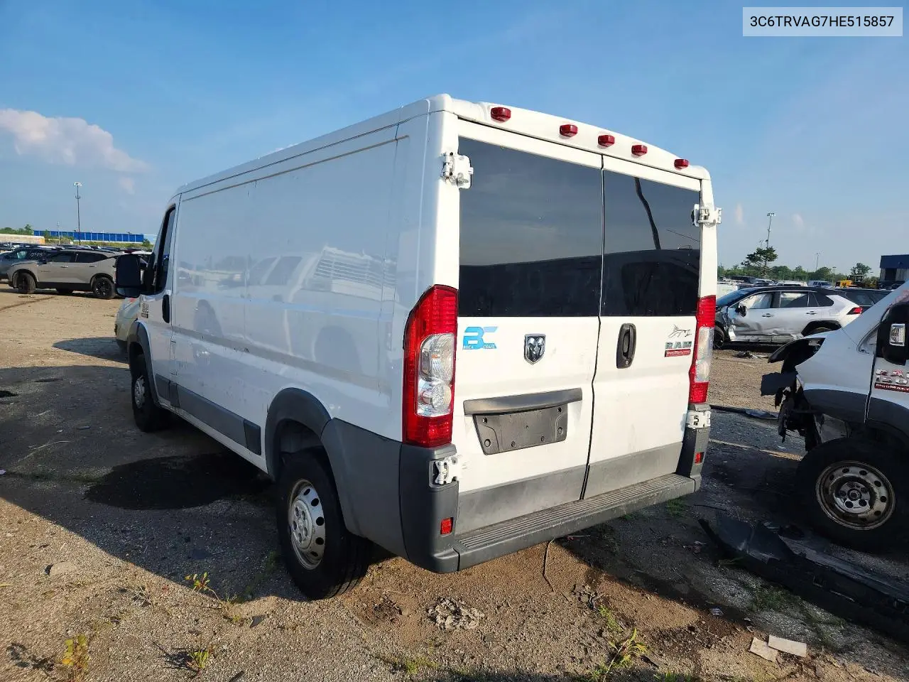 2017 Ram Promaster 1500 Delivery Van VIN: 3C6TRVAG7HE515857 Lot: 60192286