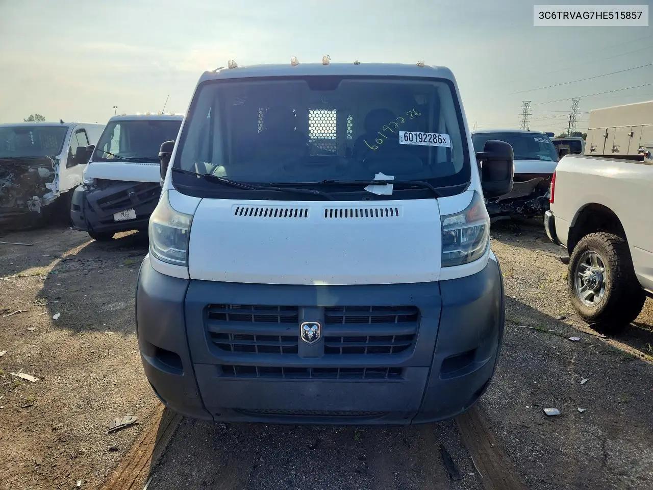 2017 Ram Promaster 1500 Delivery Van VIN: 3C6TRVAG7HE515857 Lot: 60192286