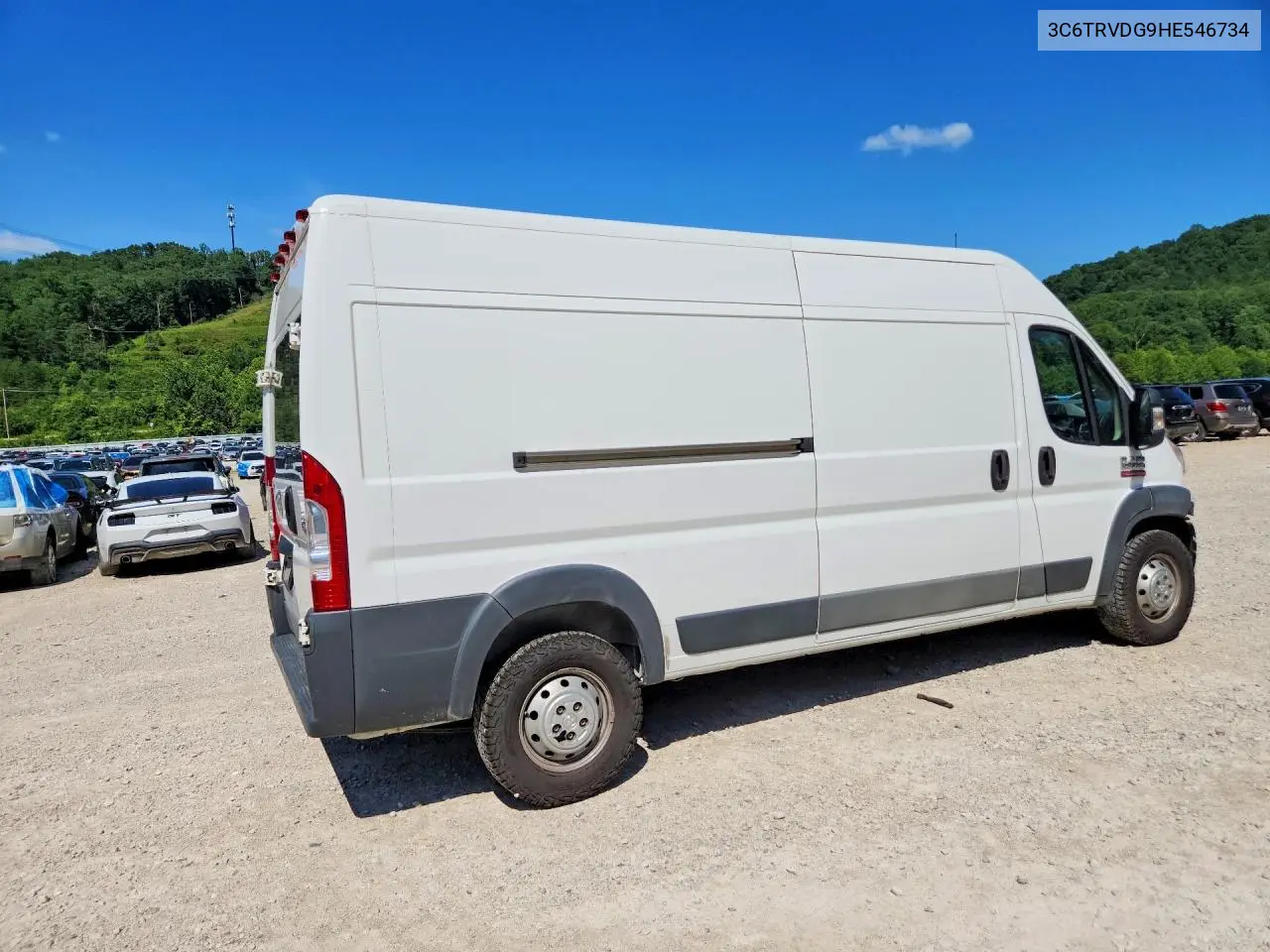 2017 Ram Promaster 2500 2500 High VIN: 3C6TRVDG9HE546734 Lot: 60443166