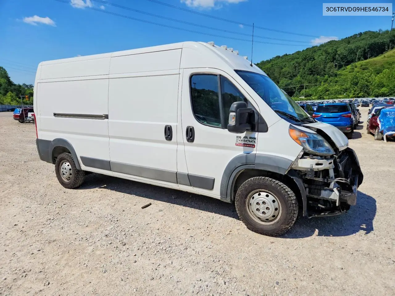 2017 Ram Promaster 2500 2500 High VIN: 3C6TRVDG9HE546734 Lot: 60443166