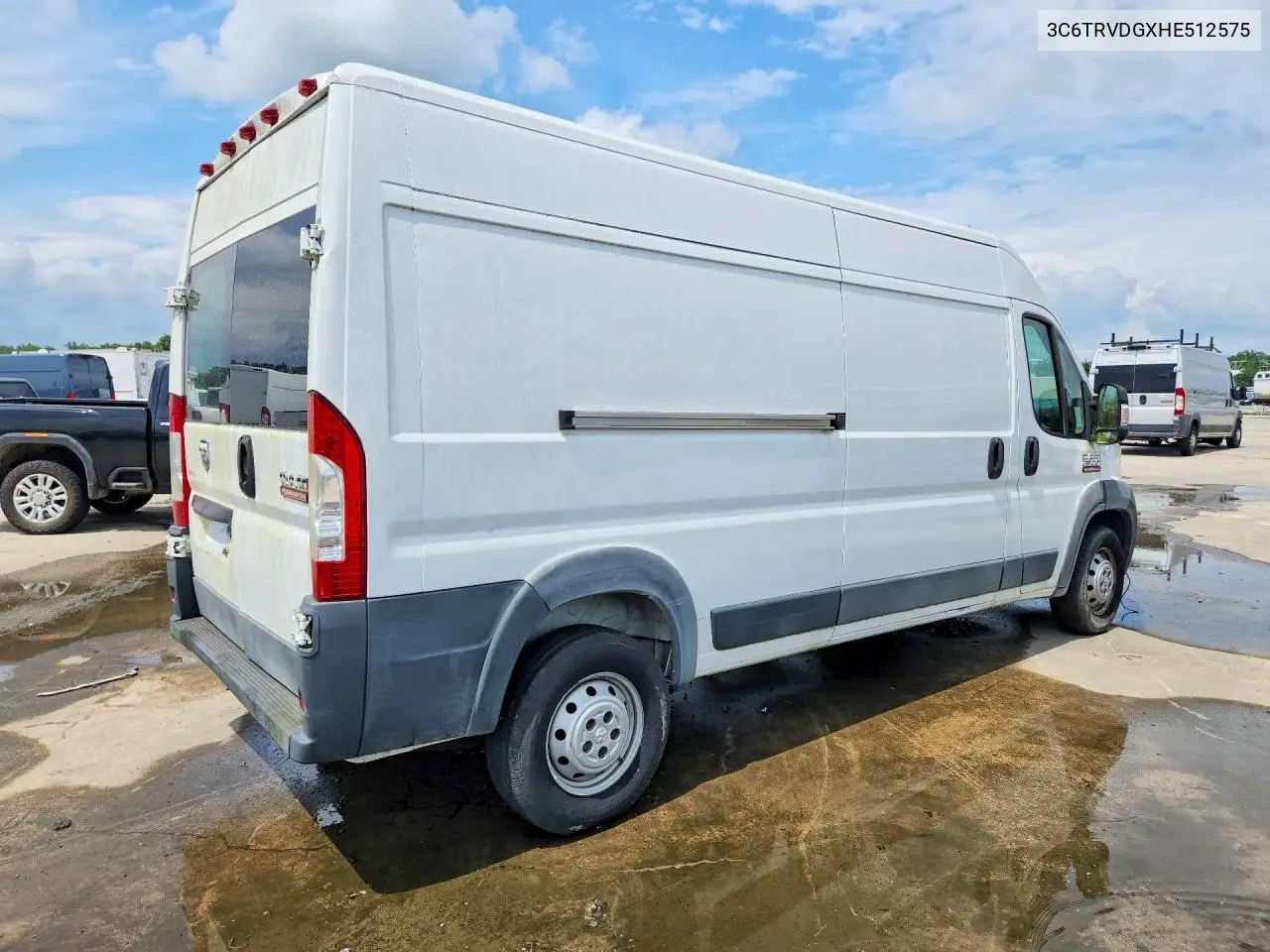2017 Ram Promaster 2500 Delivery Van VIN: 3C6TRVDGXHE512575 Lot: 60765016