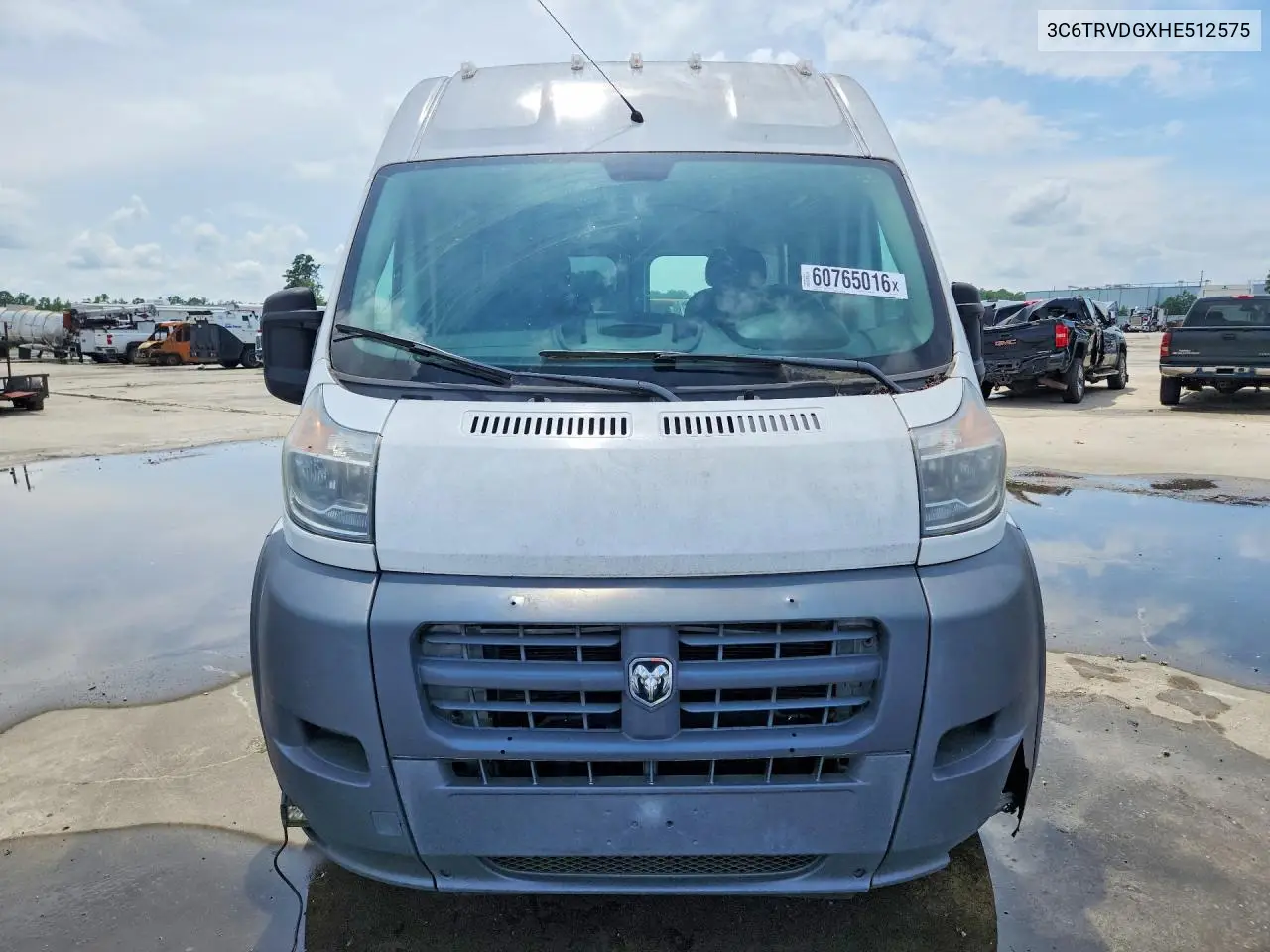 2017 Ram Promaster 2500 Delivery Van VIN: 3C6TRVDGXHE512575 Lot: 60765016