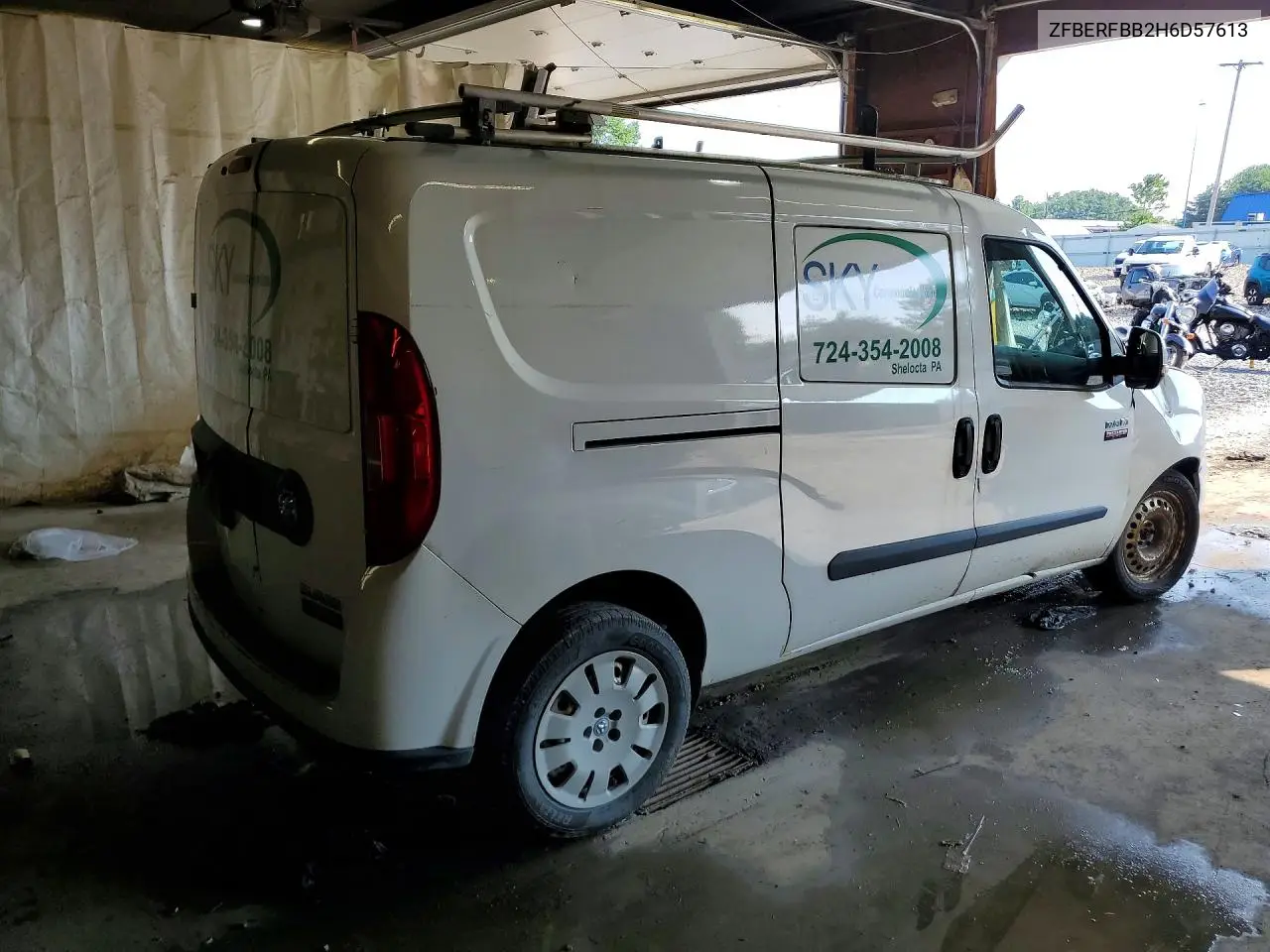 2017 Ram Promaster City Slt VIN: ZFBERFBB2H6D57613 Lot: 60861976