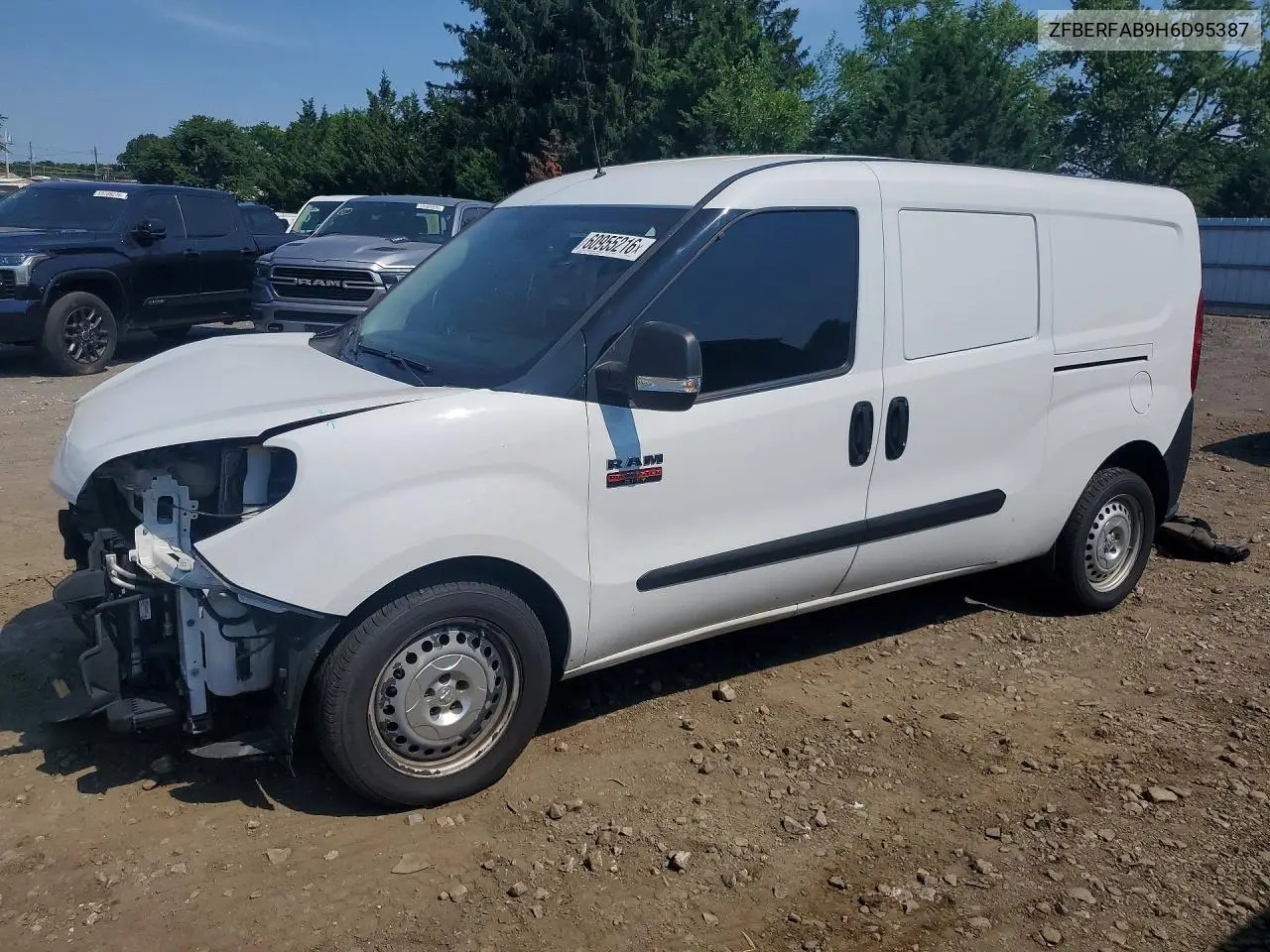 2017 Ram Promaster City VIN: ZFBERFAB9H6D95387 Lot: 60955216