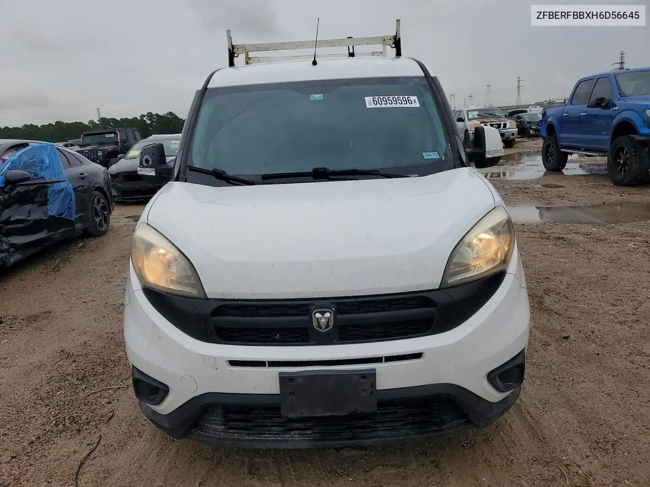 2017 Ram Promaster City Slt VIN: ZFBERFBBXH6D56645 Lot: 60959596