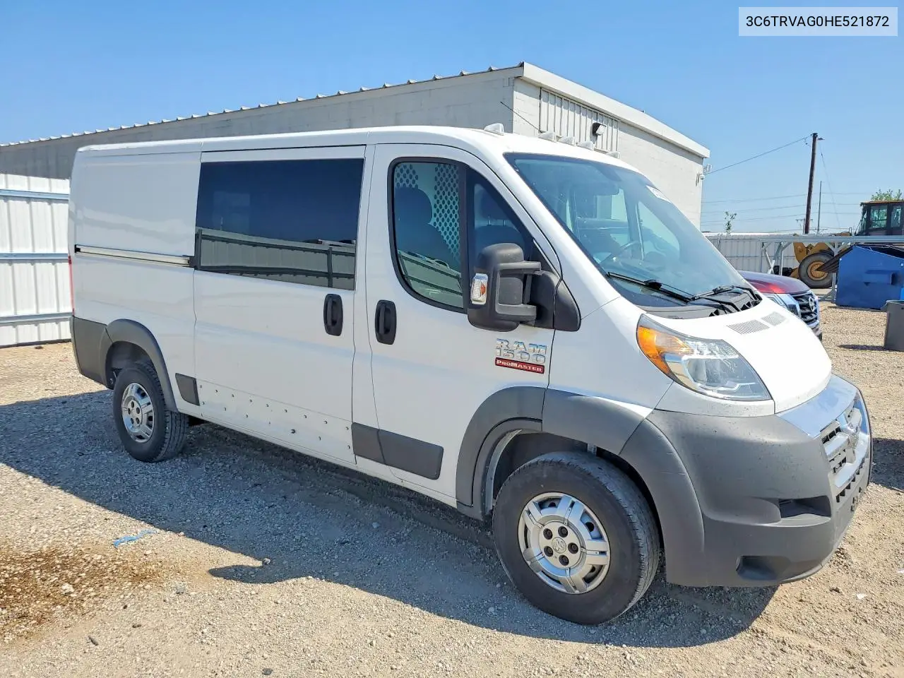 2017 Ram Promaster 1500 1500 Standard VIN: 3C6TRVAG0HE521872 Lot: 61033636