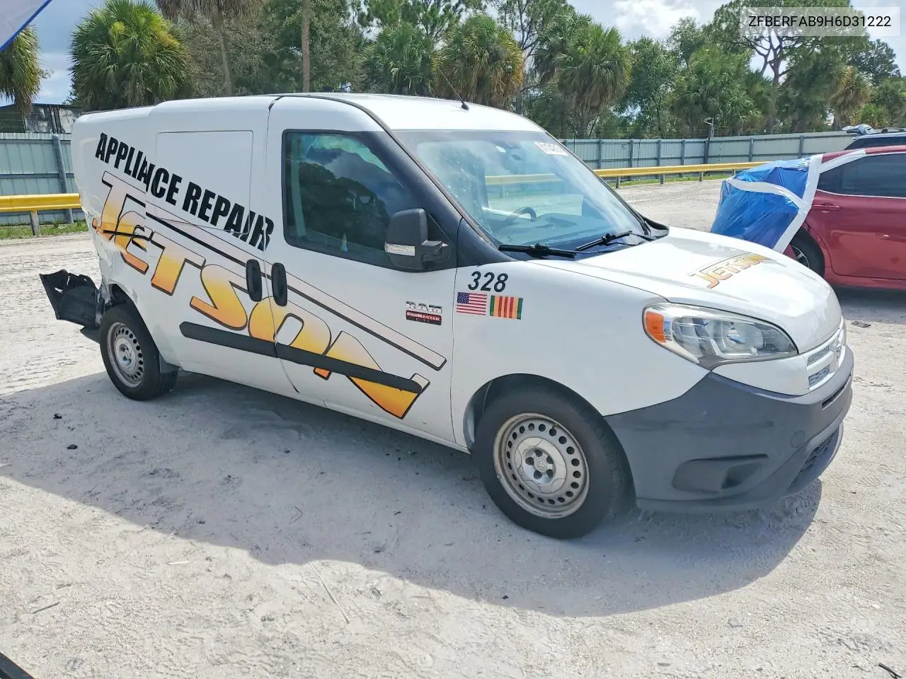 2017 Ram Promaster City VIN: ZFBERFAB9H6D31222 Lot: 61134216