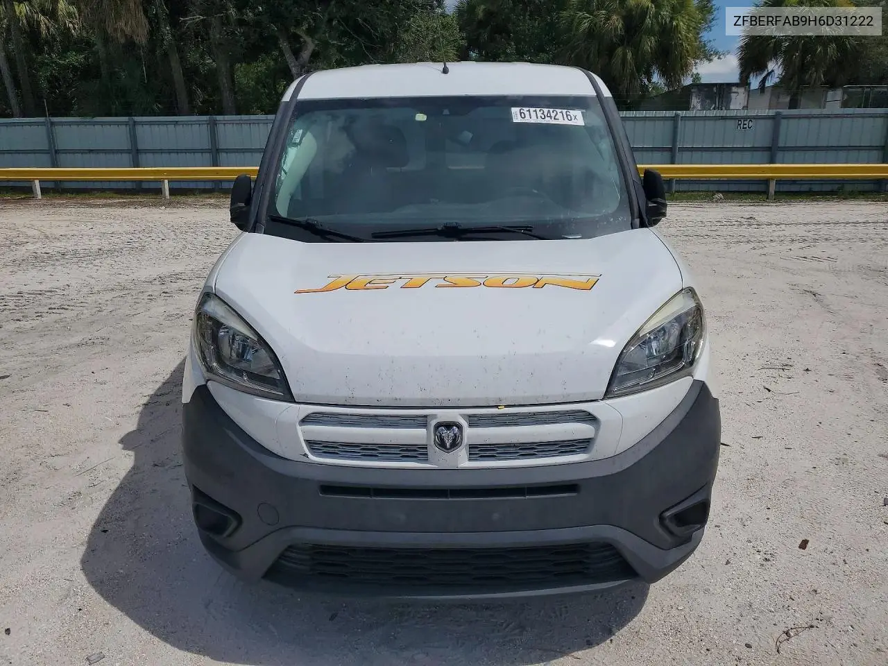2017 Ram Promaster City VIN: ZFBERFAB9H6D31222 Lot: 61134216