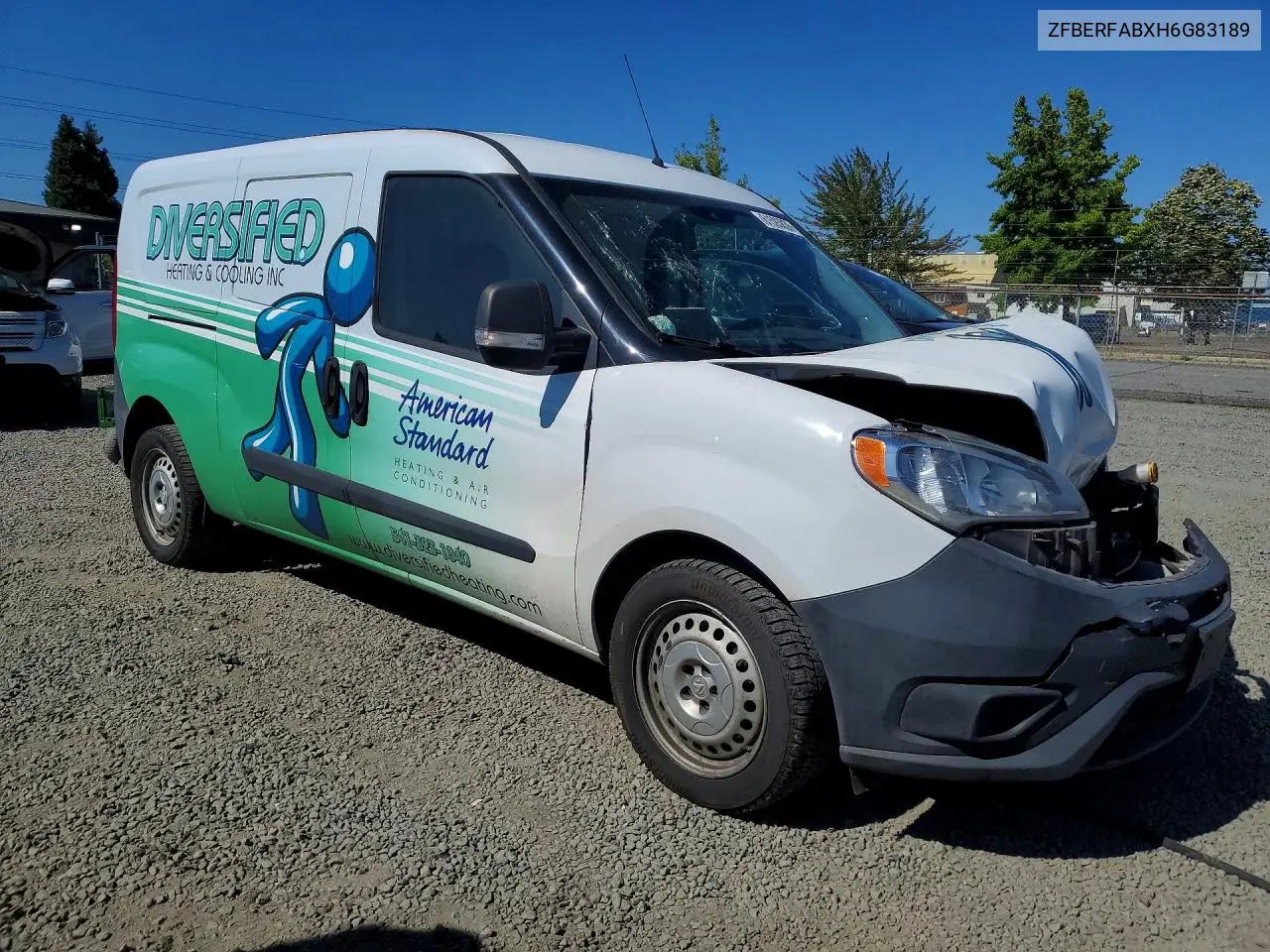 2017 Ram Promaster City VIN: ZFBERFABXH6G83189 Lot: 61593836
