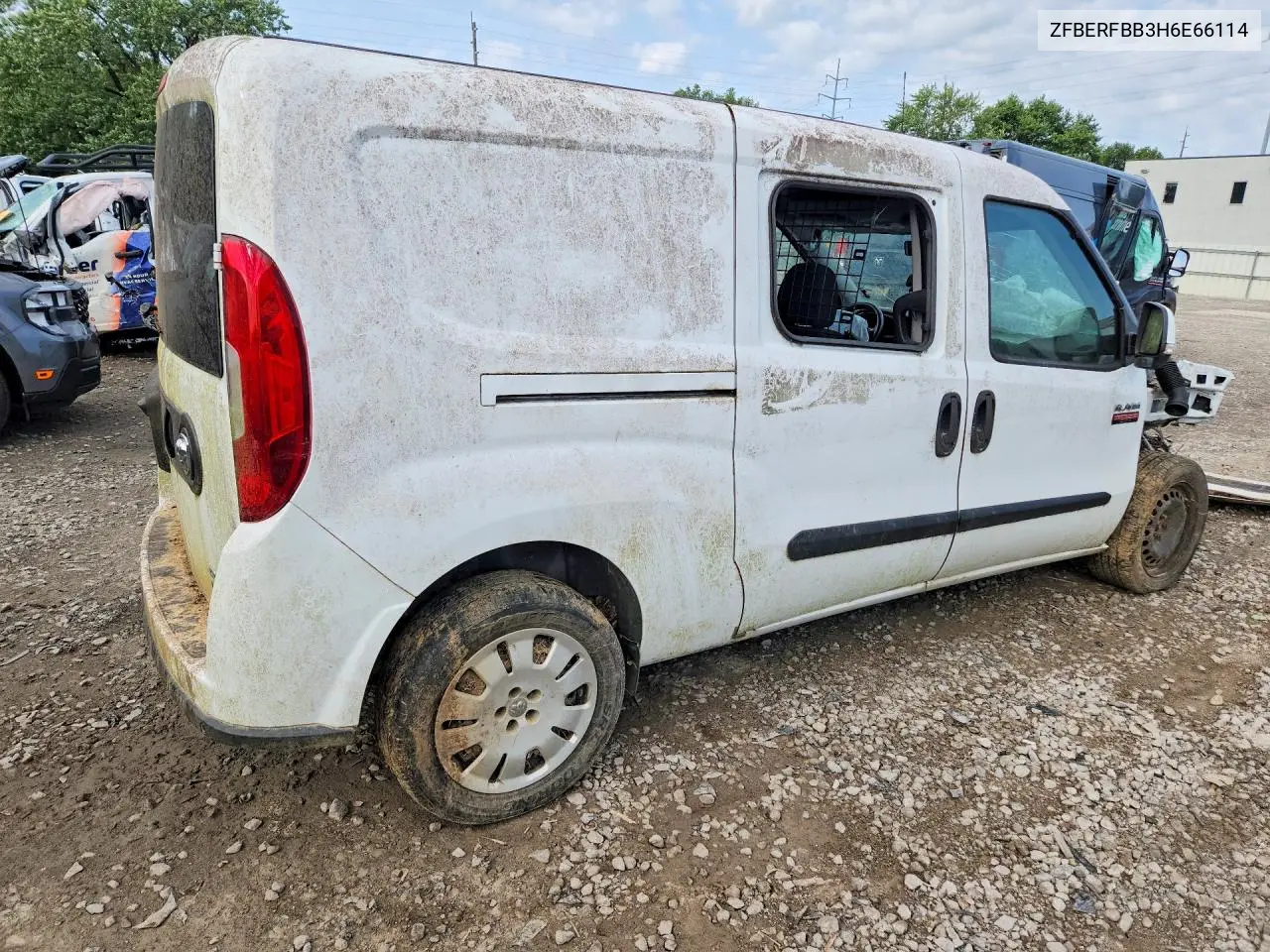 2017 Ram Promaster City Slt VIN: ZFBERFBB3H6E66114 Lot: 61671056