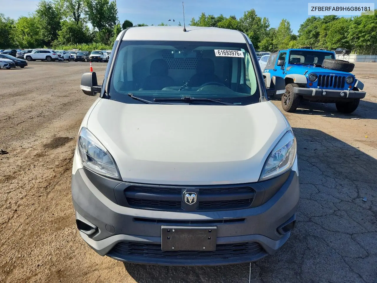 2017 Ram Promaster City VIN: ZFBERFAB9H6G86181 Lot: 61693976