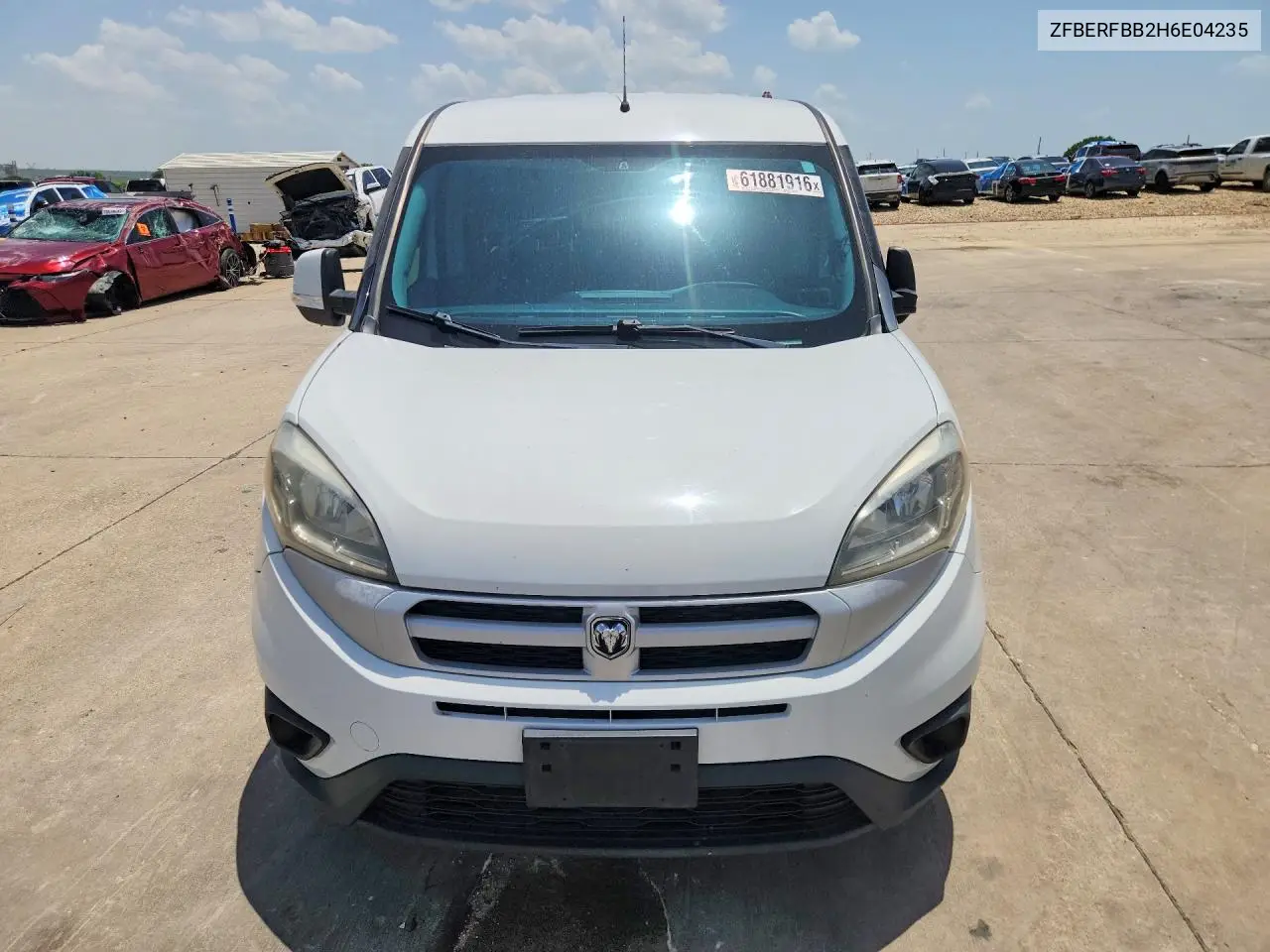 2017 Ram Promaster City Slt VIN: ZFBERFBB2H6E04235 Lot: 61881916