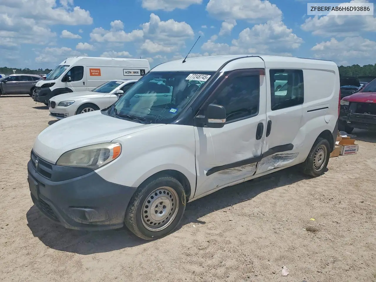 2017 Ram Promaster City VIN: ZFBERFAB6H6D93886 Lot: 77248745