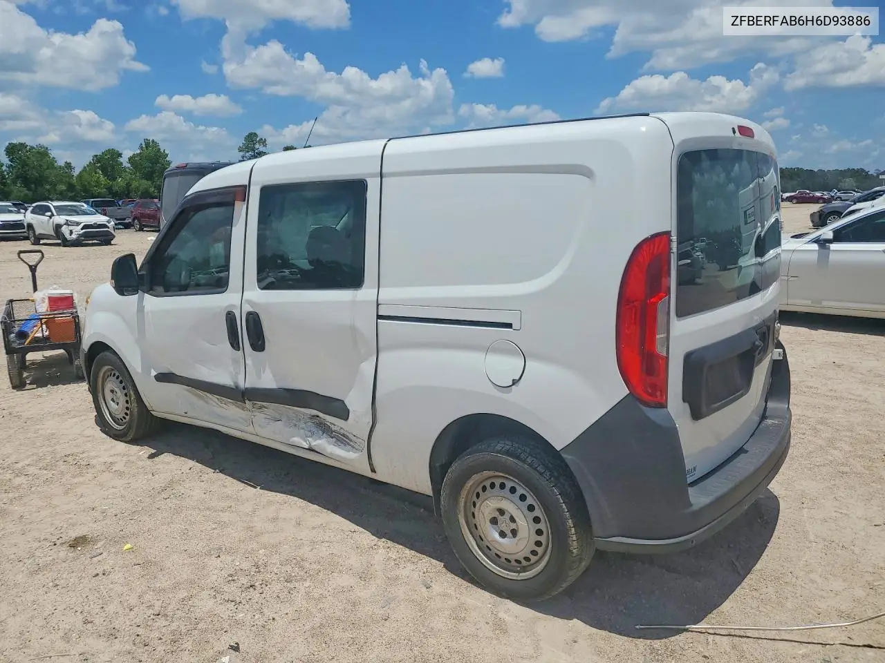 2017 Ram Promaster City VIN: ZFBERFAB6H6D93886 Lot: 77248745