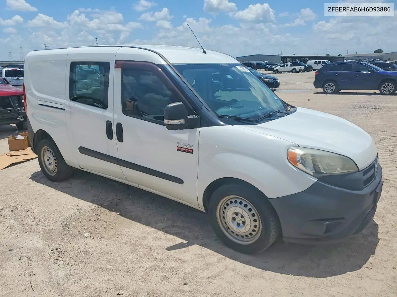 2017 Ram Promaster City VIN: ZFBERFAB6H6D93886 Lot: 77248745