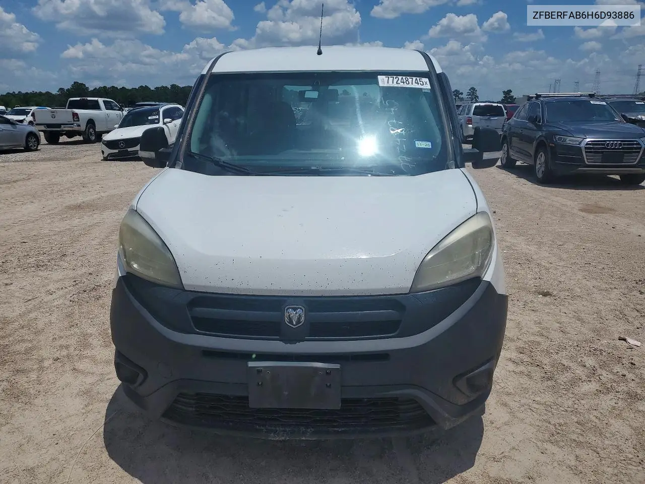 2017 Ram Promaster City VIN: ZFBERFAB6H6D93886 Lot: 77248745