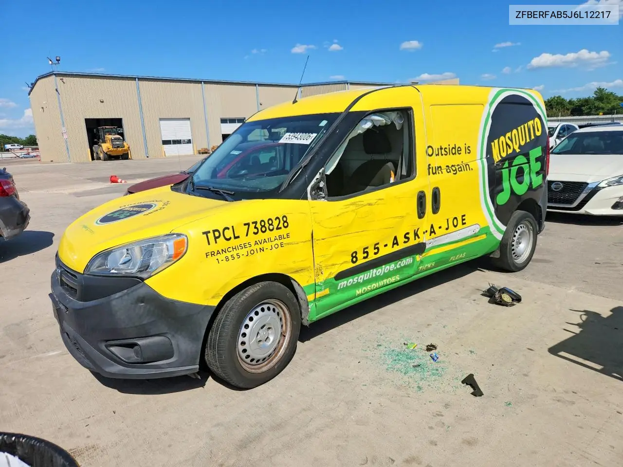 2018 Ram Promaster City VIN: ZFBERFAB5J6L12217 Lot: 53943006