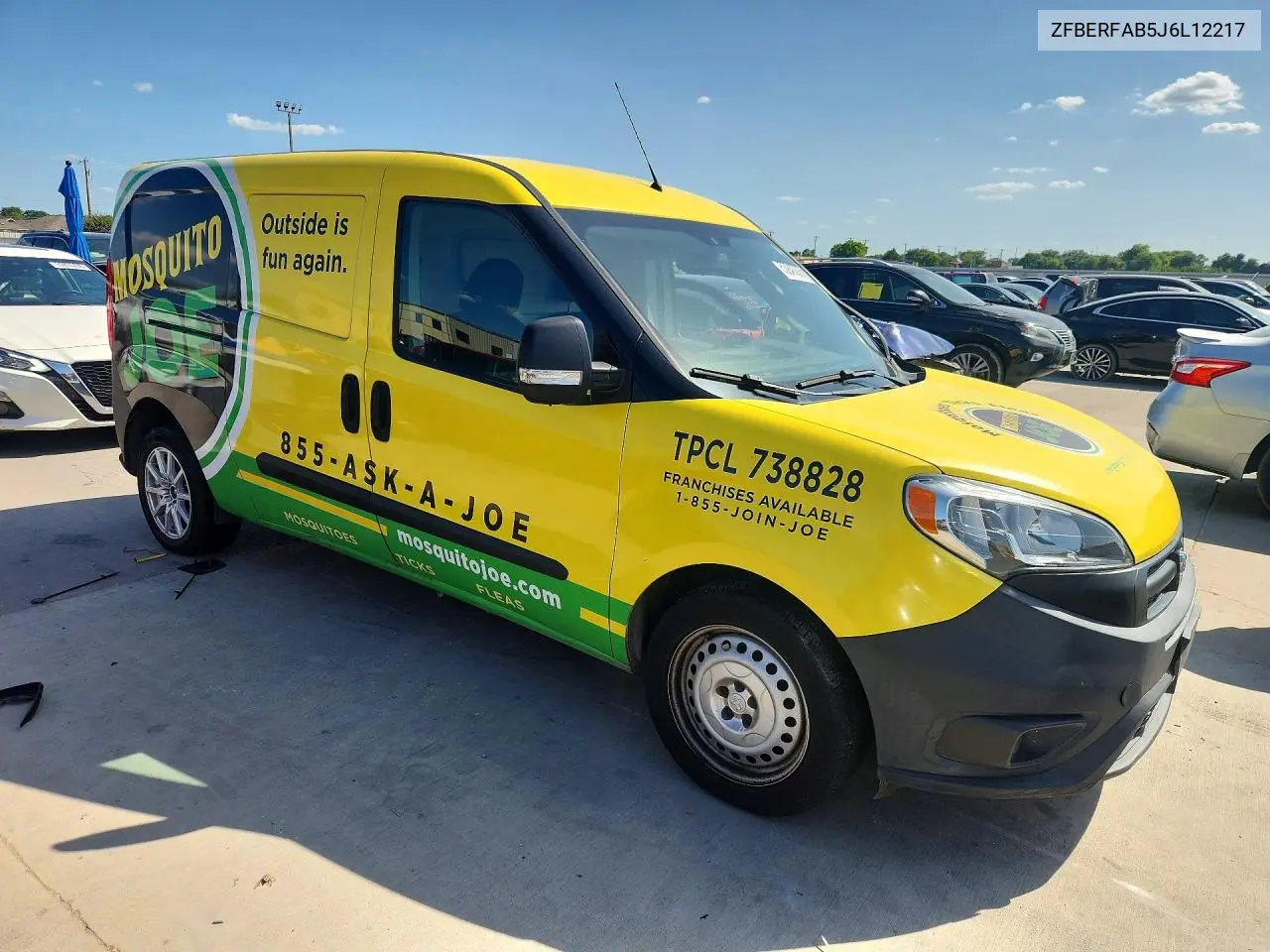 2018 Ram Promaster City VIN: ZFBERFAB5J6L12217 Lot: 53943006