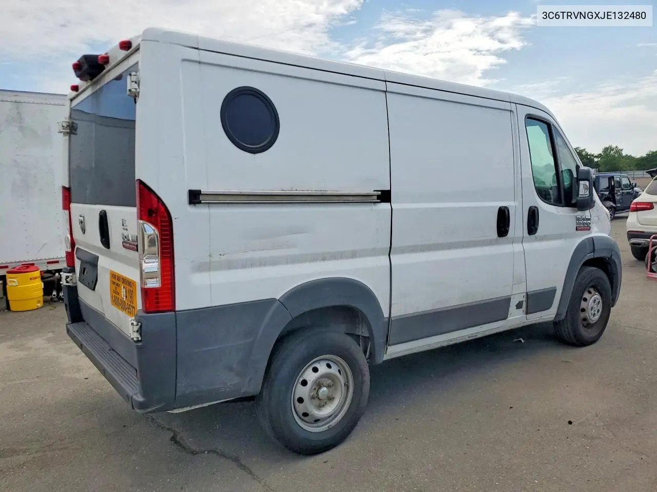 2018 Ram Promaster 1500 Delivery Van VIN: 3C6TRVNGXJE132480 Lot: 55534186