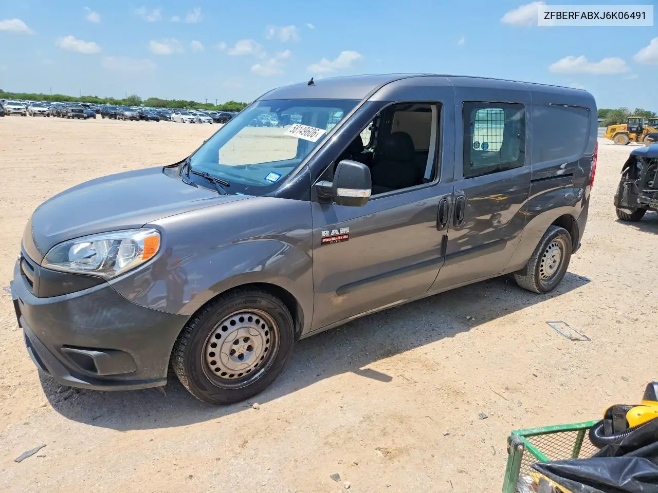 2018 Ram Promaster City VIN: ZFBERFABXJ6K06491 Lot: 58149606