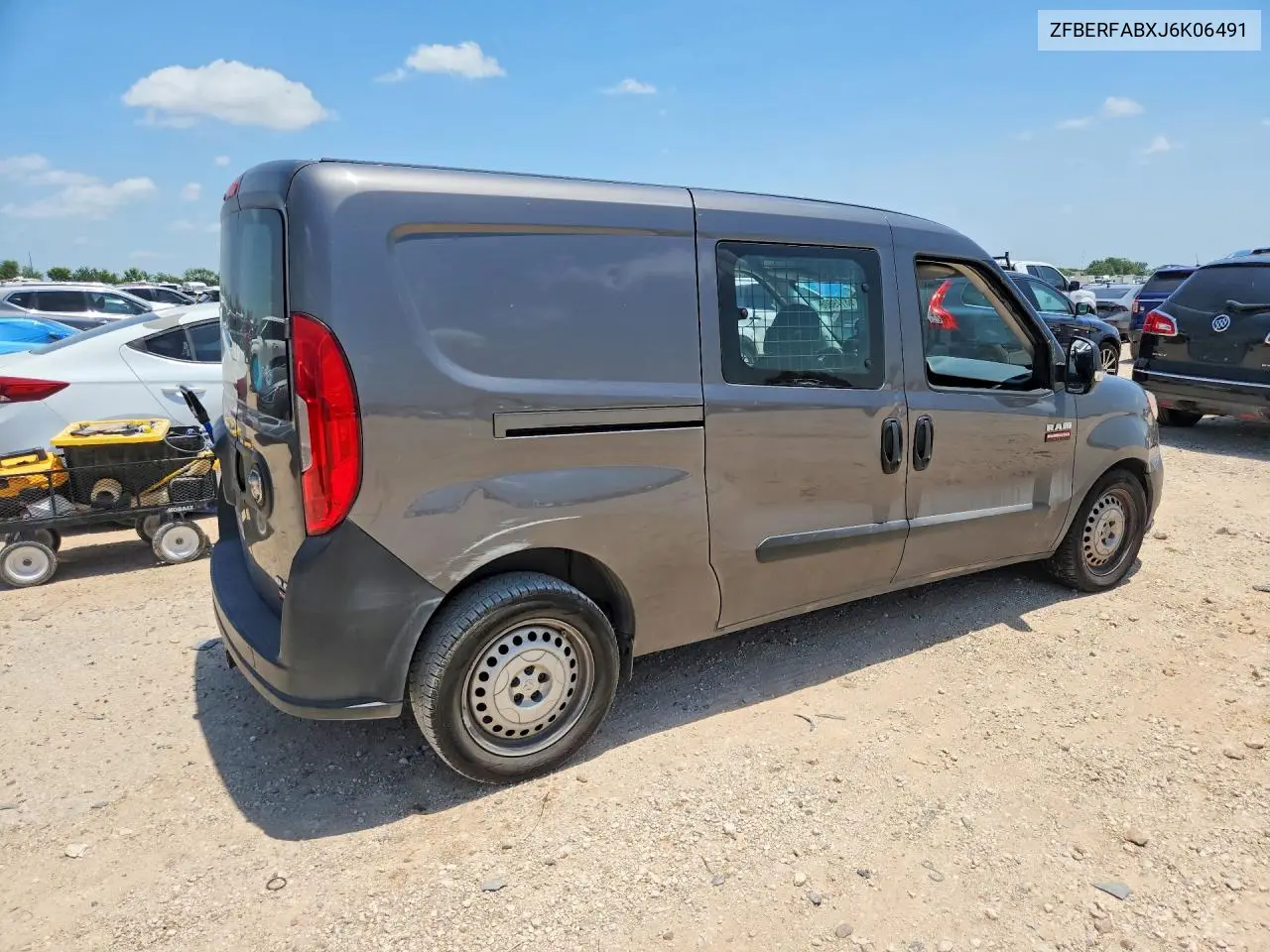 2018 Ram Promaster City VIN: ZFBERFABXJ6K06491 Lot: 58149606
