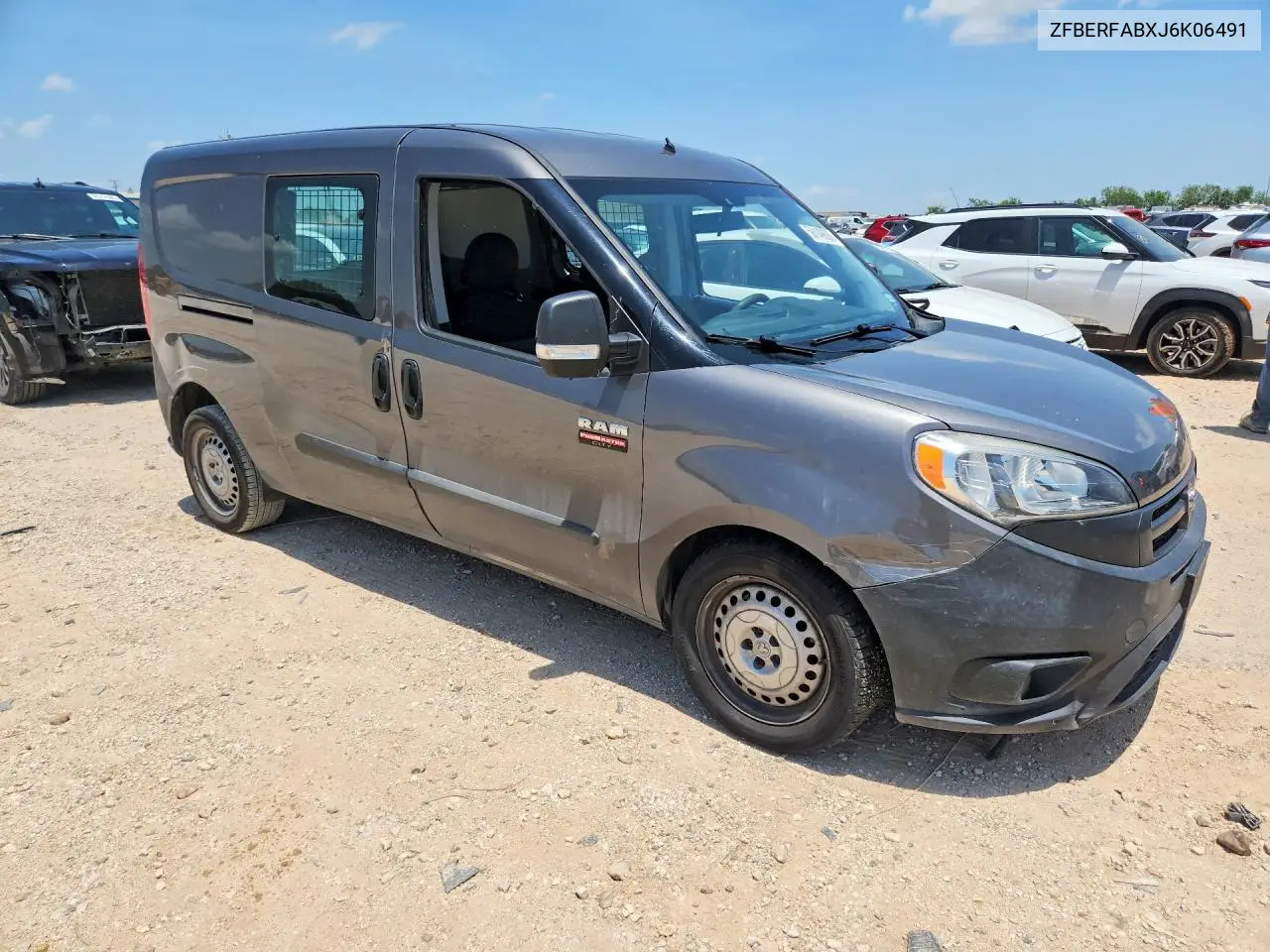 2018 Ram Promaster City VIN: ZFBERFABXJ6K06491 Lot: 58149606