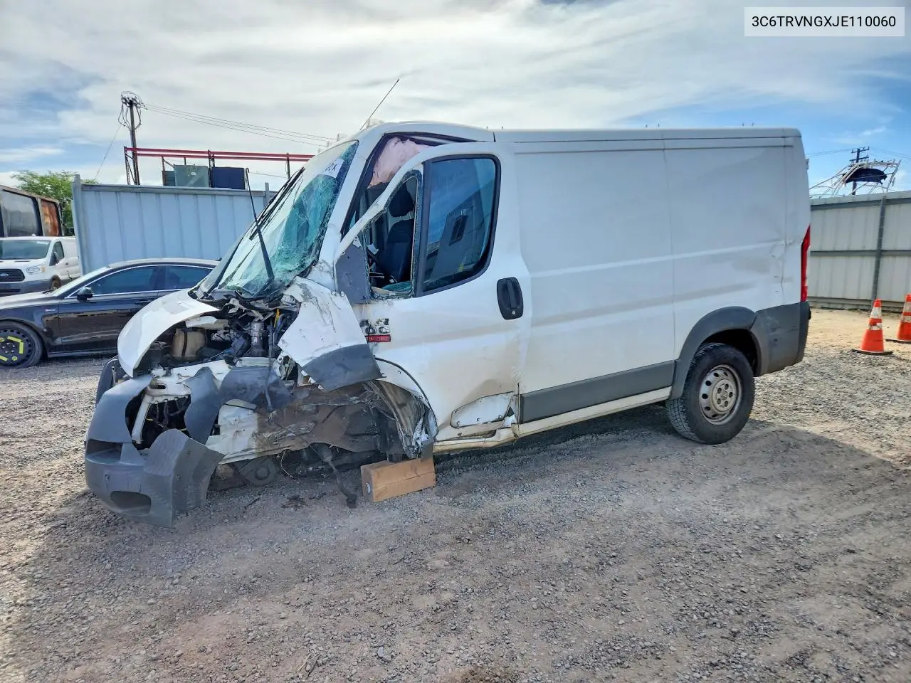 2018 Ram Promaster 1500 1500 Standard VIN: 3C6TRVNGXJE110060 Lot: 59021766