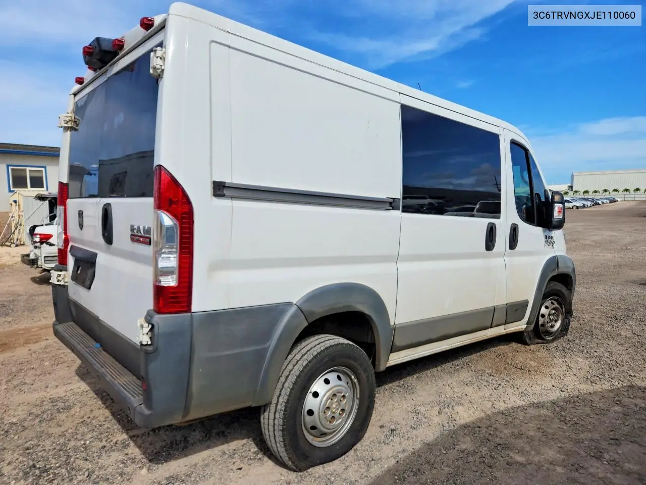2018 Ram Promaster 1500 1500 Standard VIN: 3C6TRVNGXJE110060 Lot: 59021766