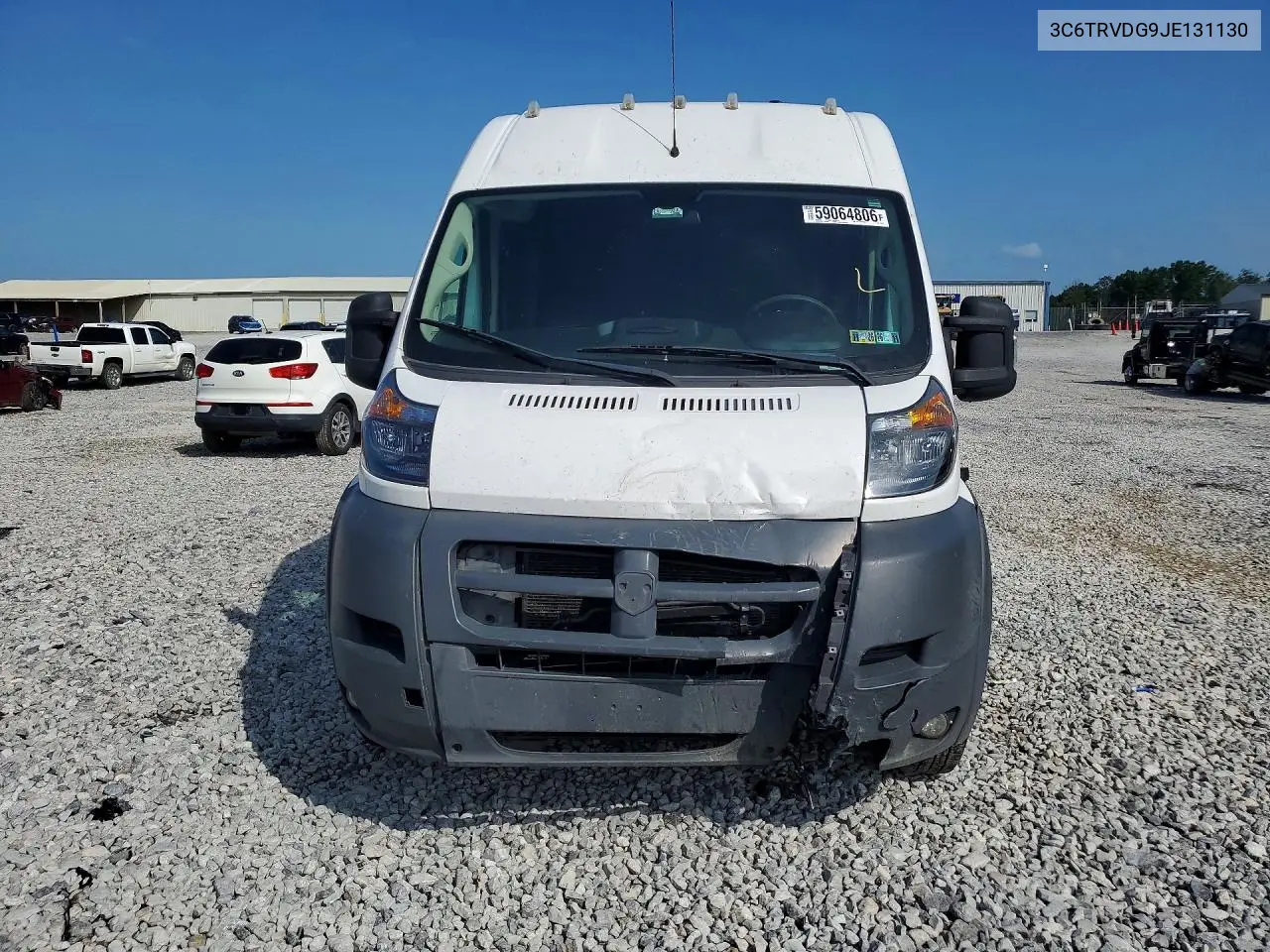 2018 Ram Promaster 2500 2500 High VIN: 3C6TRVDG9JE131130 Lot: 59064806
