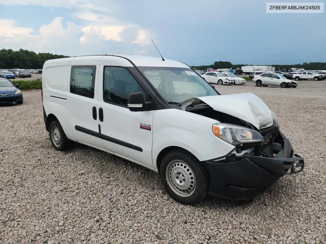 2018 Ram Promaster City VIN: ZFBERFAB8J6K24505 Lot: 59954706