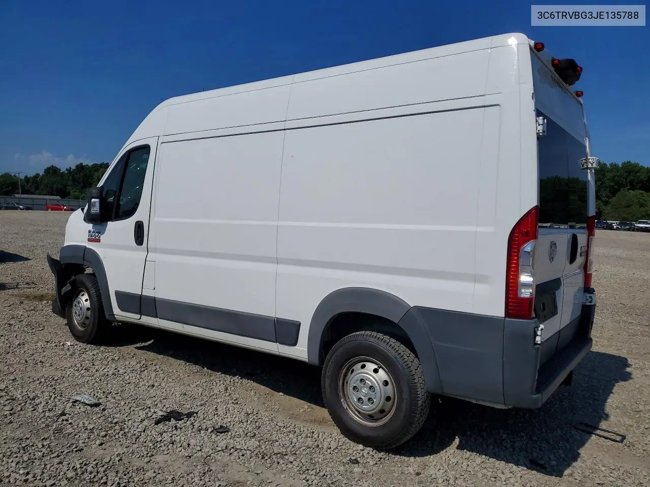 2018 Ram Promaster 1500 1500 High VIN: 3C6TRVBG3JE135788 Lot: 60054376