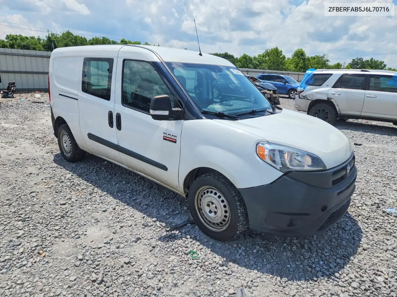 2018 Ram Promaster City VIN: ZFBERFAB5J6L70716 Lot: 60234096