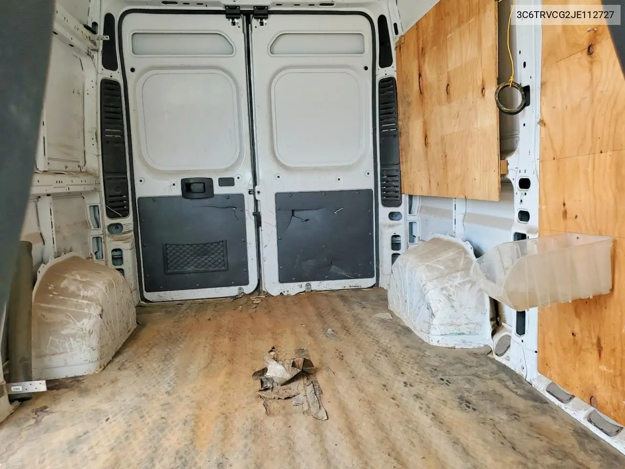 2018 Ram Promaster 2500 2500 High VIN: 3C6TRVCG2JE112727 Lot: 60441396