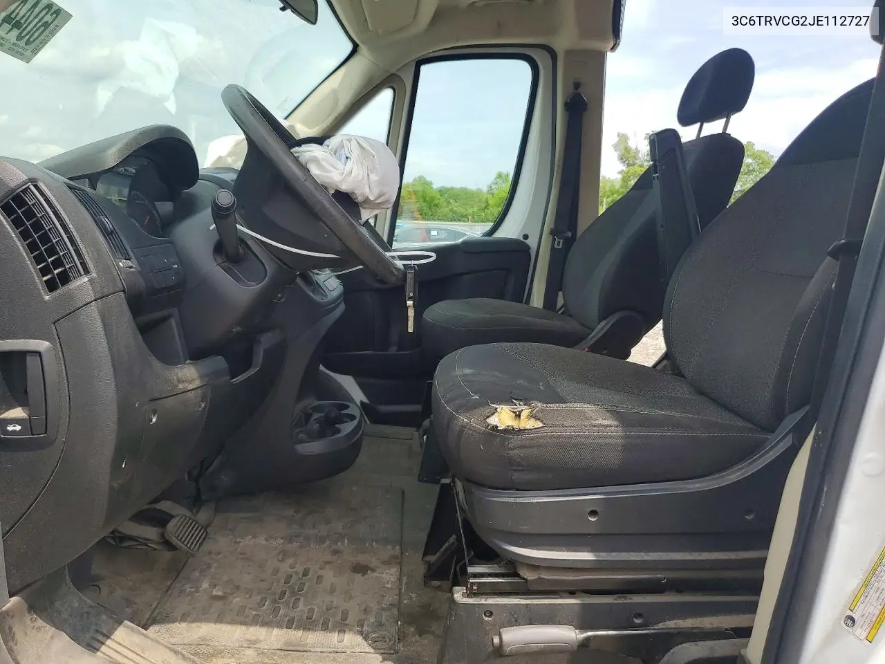 2018 Ram Promaster 2500 2500 High VIN: 3C6TRVCG2JE112727 Lot: 60441396