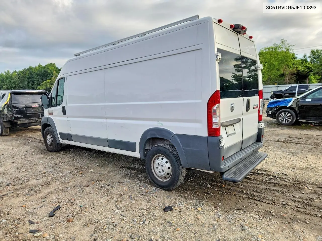 2018 Ram Promaster 2500 2500 High VIN: 3C6TRVDG5JE100893 Lot: 60499706
