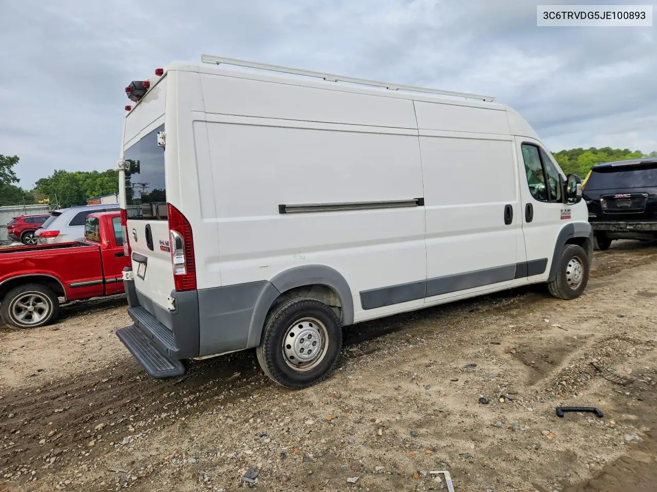 2018 Ram Promaster 2500 2500 High VIN: 3C6TRVDG5JE100893 Lot: 60499706